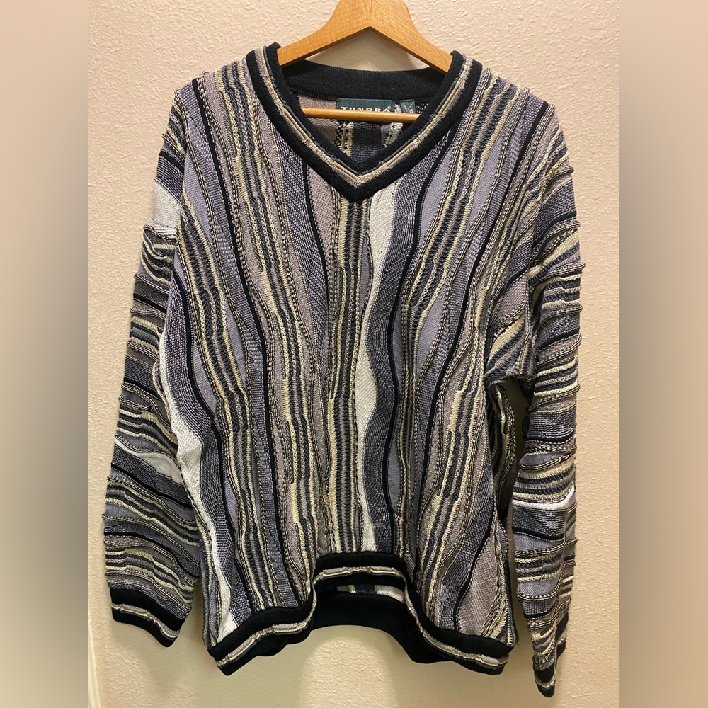 TUNDRA Multicolor Striped Sweater- Large